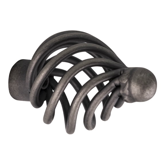 Amerock BP19320WN-XCP10 Village Classics Traditional Kitchen Cabinet Knob 1-3/8" Diameter Weathered Nickel - pack of 10