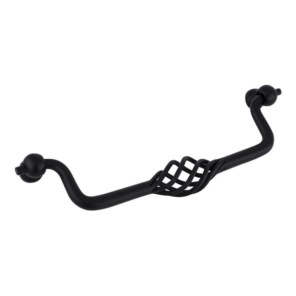 Amerock BP19324FB-XCP20 Birdcage Cabinet Pull 6 5/16" Cener to Center Flat Black - pack of 20