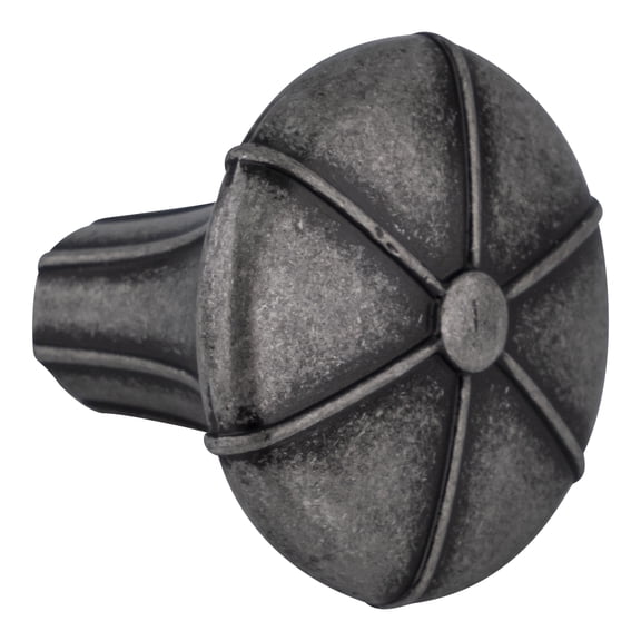 Amerock BP24232AP-XCP10 Angouri Novelty Cabinet Knob 1-5/16" Diameter Aged Pewter - pack of 10