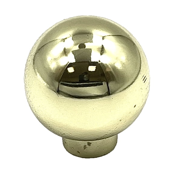 Amerock BP306473-XCP20 Polished Brass Traditional Round Kitchen Cabinet Knob 1-1/4" Diameter - pack of 20