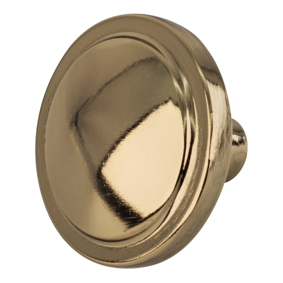 Amerock BP34433-XCP200 Contemporary Kitchen Cabinet Knob 1-1/4" Diameter Polished Brass - pack of 200