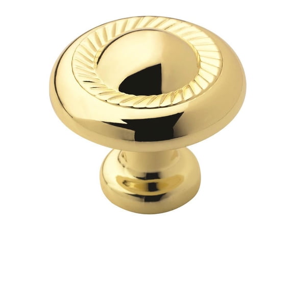 Amerock BP530223-XCP250 Polished Brass Novelty Mushroom Kitchen Cabinet Knob 1-1/4" Diameter  - pack of 250