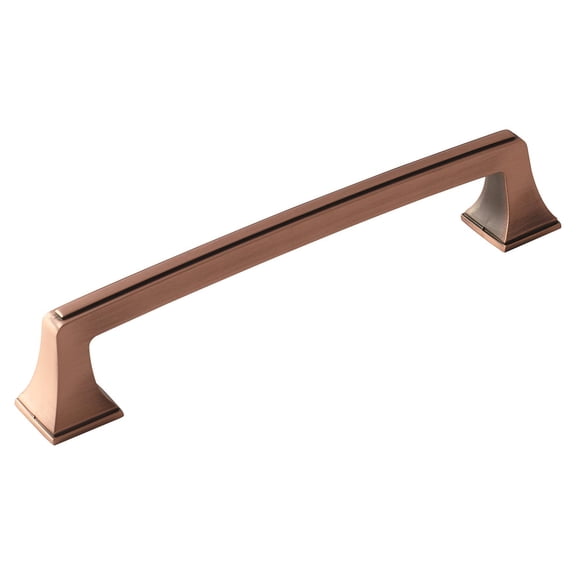 Amerock BP53531BC-XCP2 Mulholland Traditional Style Bar Cabinet Pull Handle 8" Center to Center Brushed Copper - pack of 2