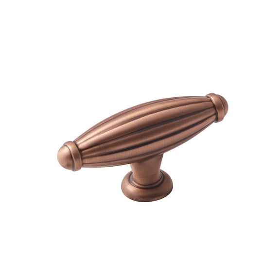 Amerock BP55220BC-XCP500 Traditional Blythe T-Pull Cabinet Knob 2 5/8" Length Brushed Copper - pack of 500