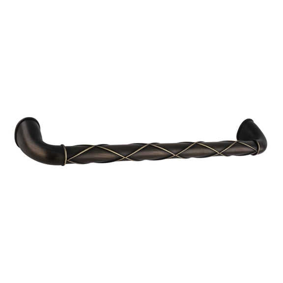 Amerock BP55425RB Lattice 12 inch Appliance Pull - Roman Bronze