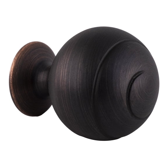 Amerock BP93382ORB-XCP80 Swirl'Z Transitional Cabinet Knob 1-9/16" Diameter Oil Rubbed Bronze - pack of 80