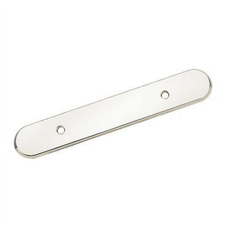3 in. (76 mm) Center-to-Center Chrome Functional Pull Backplate 3 in. (76 mm) Center-to-Center Chrome Functional Pull Backplate