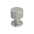 thumbnail image 1 of Amerock Balata 1 inch (25mm) Diameter Satin Nickel Cabinet Knob, 1 of 6