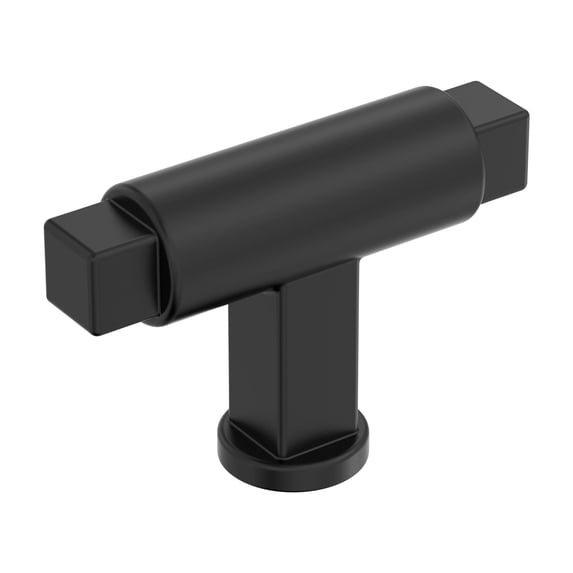 Amerock Balon 2 inch (51mm) Length Matte Black Cabinet Knob