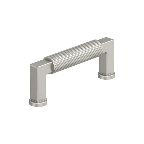 Amerock Balata 3 inch (76mm) Center-to-Center Satin Nickel Cabinet Pull