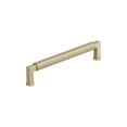 thumbnail image 1 of Amerock Balata 6-5/16 inch (160mm) Center-to-Center Golden Champagne Cabinet Pull, 1 of 5