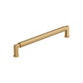 thumbnail image 1 of Amerock Balata 7-9/16 inch (192mm) Center-to-Center Champagne Bronze Cabinet Pull, 1 of 6