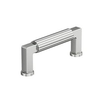 Amerock Ballard 3 inch (76mm) Center-to-Center Polished Chrome Cabinet Pull