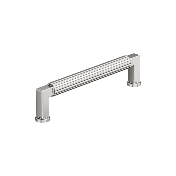Amerock Ballard 5-1/16 inch (128mm) Center-to-Center Polished Nickel Cabinet Pull