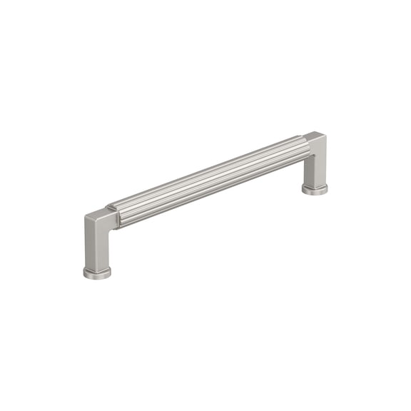 Amerock Ballard 6-5/16 inch (160mm) Center-to-Center Satin Nickel Cabinet Pull