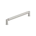 thumbnail image 1 of Amerock Ballard 7-9/16 inch (192mm) Center-to-Center Satin Nickel Cabinet Pull, 1 of 6