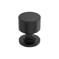Amerock Balon 1 inch (25mm) Diameter Matte Black Cabinet Knob