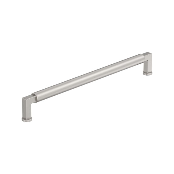 Amerock Balon 10-1/16 inch (256mm) Center-to-Center Satin Nickel Cabinet Pull