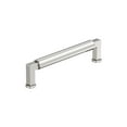 thumbnail image 1 of Amerock Balon 5-1/16 inch (128mm) Center-to-Center Polished Nickel Cabinet Pull, 1 of 6