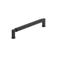 thumbnail image 1 of Amerock Balon 6-5/16 inch (160mm) Center-to-Center Matte Black Cabinet Pull, 1 of 6