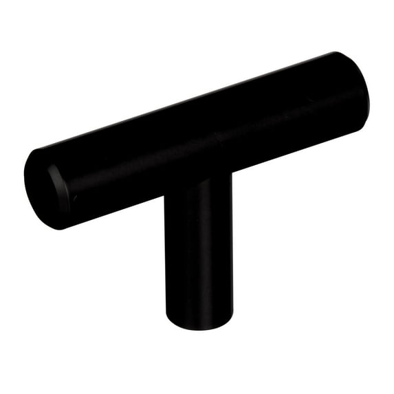 Amerock Bar Pulls 1-15/16 in (49 mm) Length Black Bronze Cabinet Knob