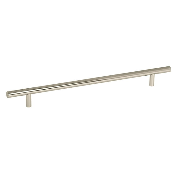 Amerock Bar Pulls 10-1/16 inch (256mm) Center-to-Center Polished Nickel Cabinet Pull