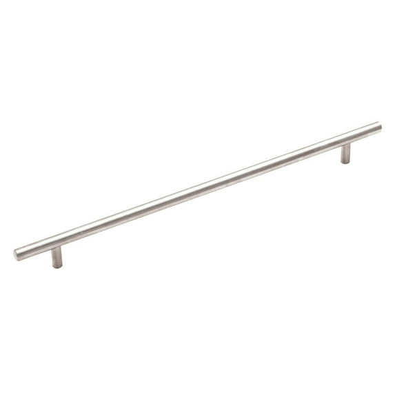 Amerock Bar Pulls 12-5/8 inch (320mm) Center-to-Center Sterling Nickel Cabinet Pull