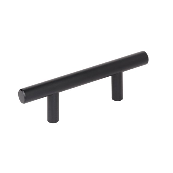Amerock Bar Pulls 2-1/2 inch (64mm) Center-to-Center Matte Black Cabinet Pull - 10 Pack