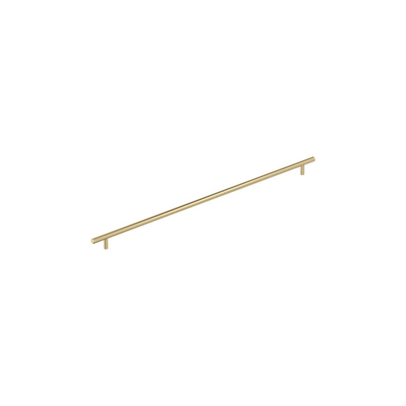 Amerock Bar Pulls 25-3/16 inch (640mm) Center-to-Center Champagne Bronze Cabinet Pull