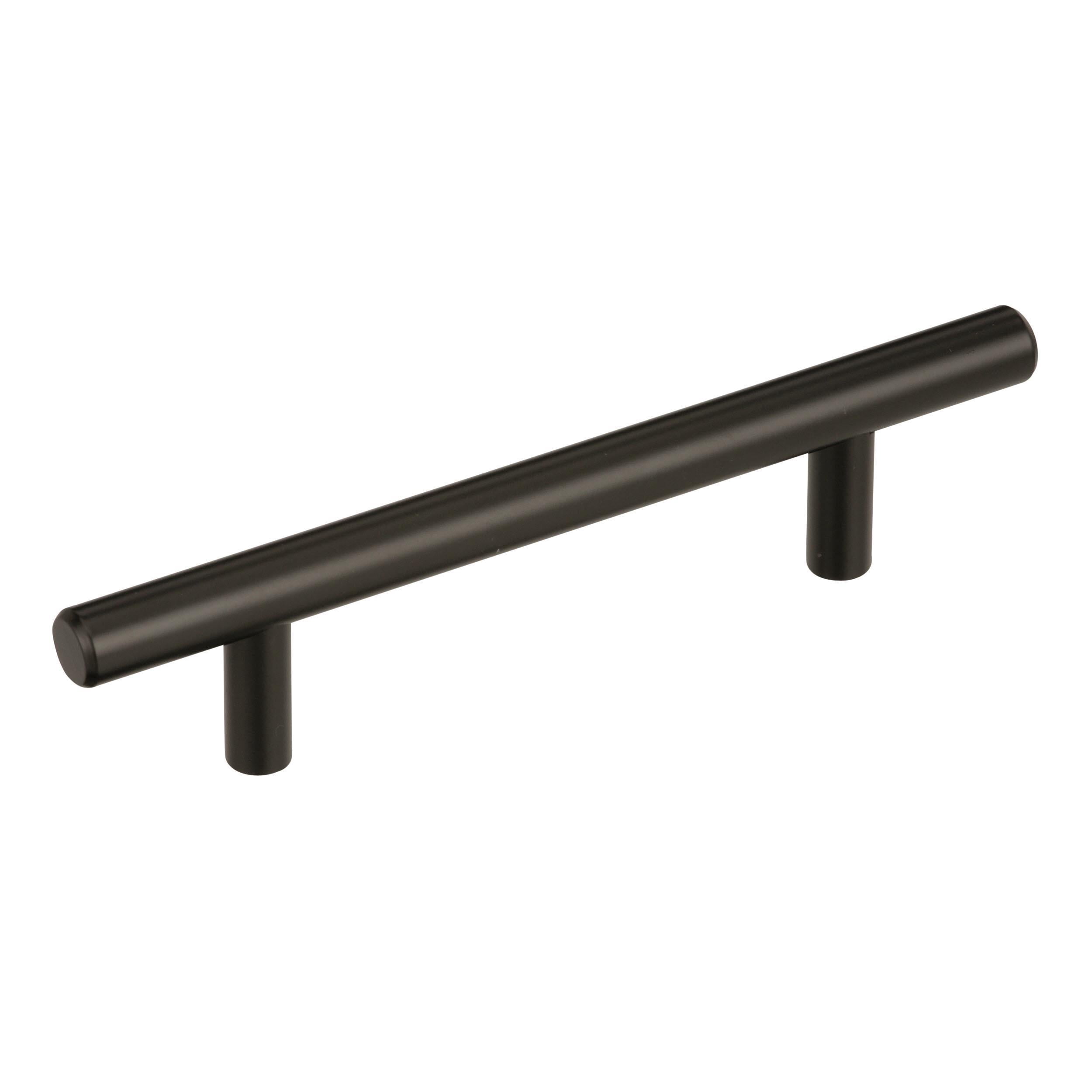 Amerock Bar Pulls 3-3/4 inch (96mm) Center-to-Center Black Bronze Cabinet Pull - 10 Pack