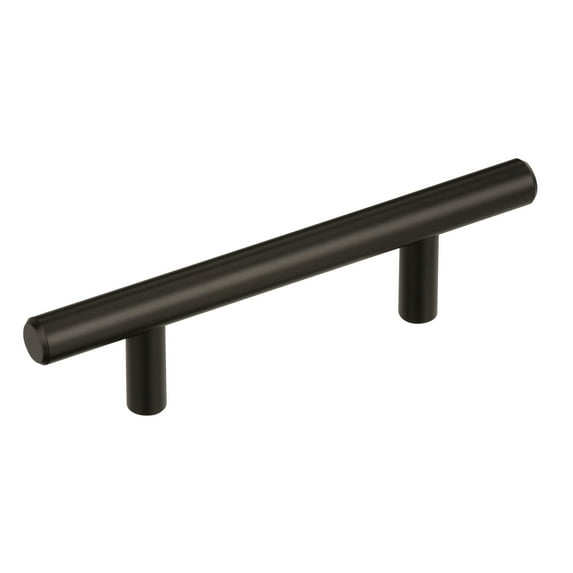 Amerock Bar Pulls 3 inch (76mm) Center-to-Center Black Bronze Cabinet Pull - 10 Pack