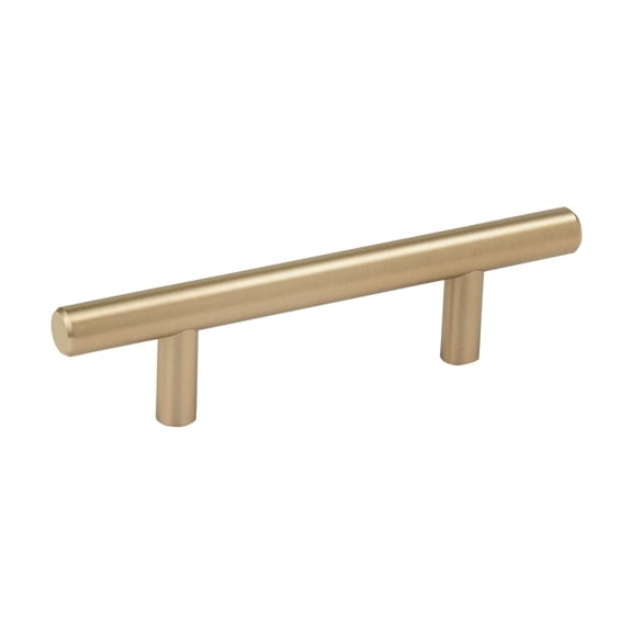Amerock Bar Pulls 3 inch (76mm) Center-to-Center Golden Champagne Cabinet Pull - 10 Pack