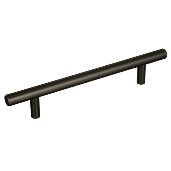 Amerock Bar Pulls 5-1/16 inch (128mm) Center-to-Center Black Bronze Cabinet Pull - 10 Pack