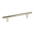 thumbnail image 1 of Amerock Bar Pulls 5-1/16 inch (128mm) Center-to-Center Polished Nickel Cabinet Pull - 10 Pack, 1 of 8