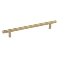 thumbnail image 1 of Amerock Bar Pulls 7-9/16 inch (192mm) Center-to-Center Golden Champagne Cabinet Pull, 1 of 7