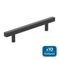 thumbnail image 1 of Amerock Bar Pulls Square 5-1/16 inch (128mm) Center-to-Center Matte Black Cabinet Pull - 10 Pack, 1 of 5