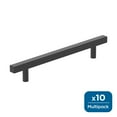 thumbnail image 1 of Amerock Bar Pulls Square 6-5/16 inch (160mm) Center-to-Center Matte Black Cabinet Pull - 10 Pack, 1 of 5