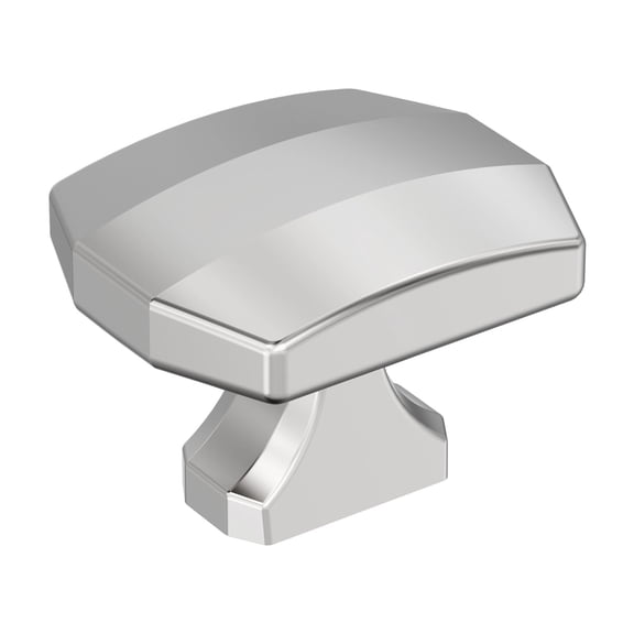 Amerock Bellamy 1-1/2 inch (38mm) Length Polished Chrome Cabinet Knob
