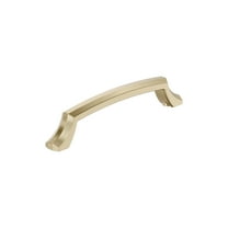 Amerock Bellamy 5-1/16 inch (128mm) Center-to-Center Golden Champagne Cabinet Pull