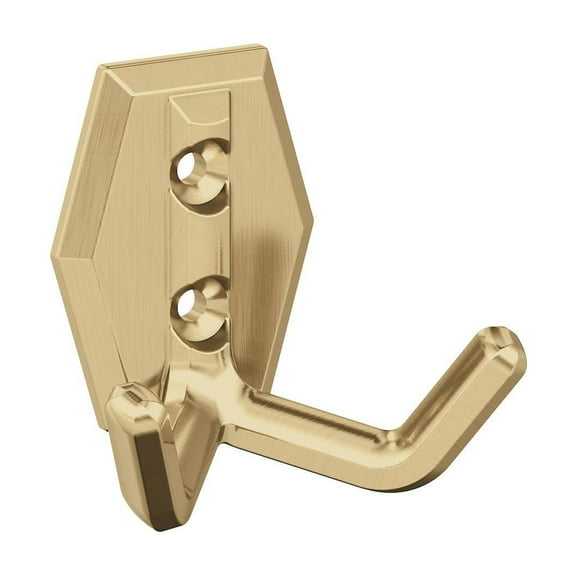 Amerock Benton Transitional Double Prong Champagne Bronze Wall Hook