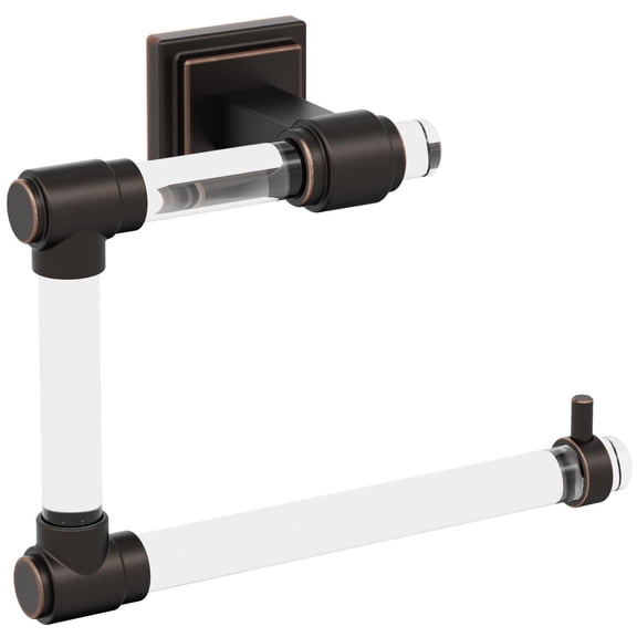 Amerock Bh36062 Glacio 5-7/16" Wall Mounted Towel Ring - Bronze