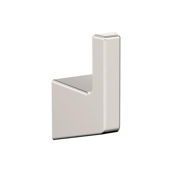 Amerock Blackrock Polished Nickel Single Prong Robe Hook