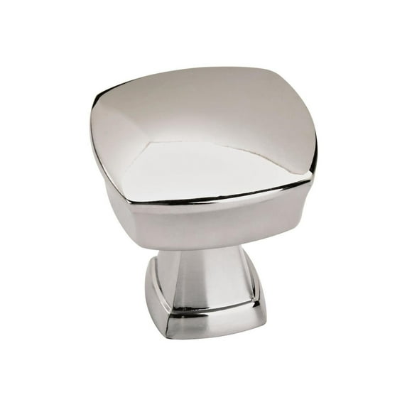 Amerock Bp11287 Stature 1-1/4" Square Cabinet Knob - Chrome