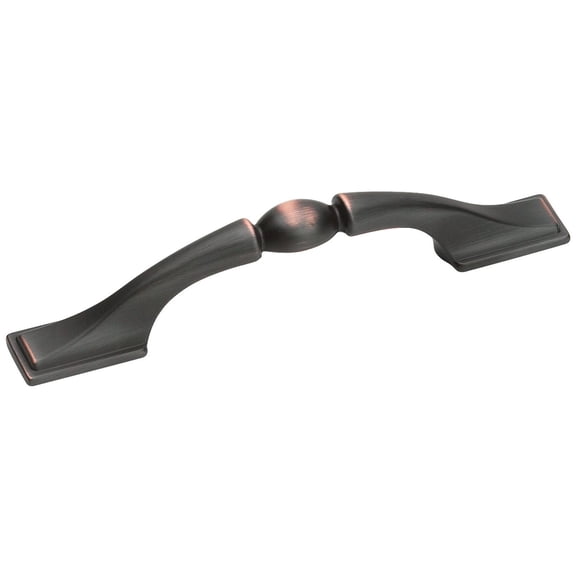 Amerock Bp1302 Sterling Traditions 3" Center To Center Handle Cabinet Pull - Bronze