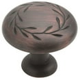 thumbnail image 1 of Amerock Nature's Splendor 1-5/16 in (33 mm) Diameter Oil-Rubbed Bronze Cabinet Knob, 1 of 7