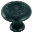 thumbnail image 1 of Amerock Bp1585 Inspirations 1-1/4" Mushroom Cabinet Knob - Black, 1 of 7