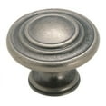 thumbnail image 1 of Amerock Inspirations 1-5/16 in (33 mm) Diameter Weathered Nickel Cabinet Knob, 1 of 7