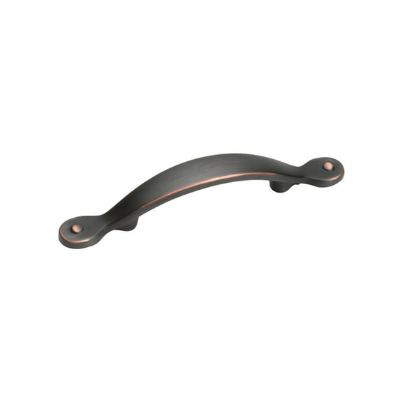 Amerock Bp1590 Inspirations 3" Center To Center Handle Cabinet Pull - Bronze