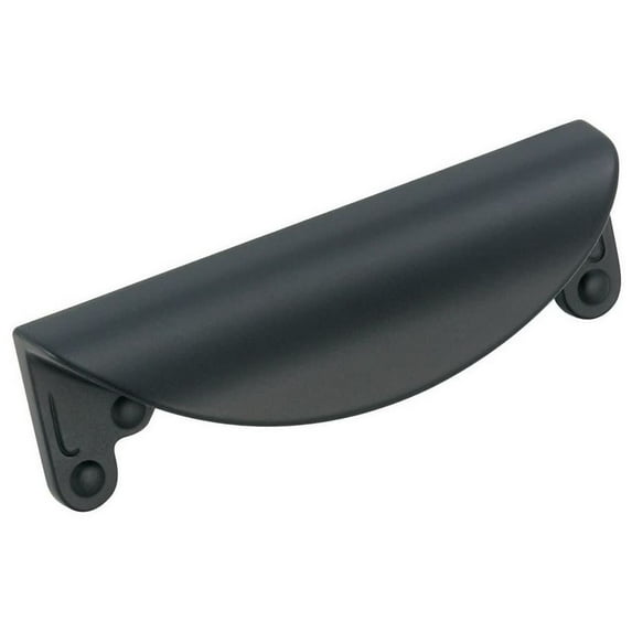 Amerock Bp1592 Inspirations 4-1/4" Long Finger Pull - Black