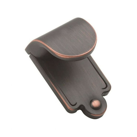 Amerock Inspirations 1-7/8 in (48 mm) Length Oil-Rubbed Bronze Cabinet Finger Pull